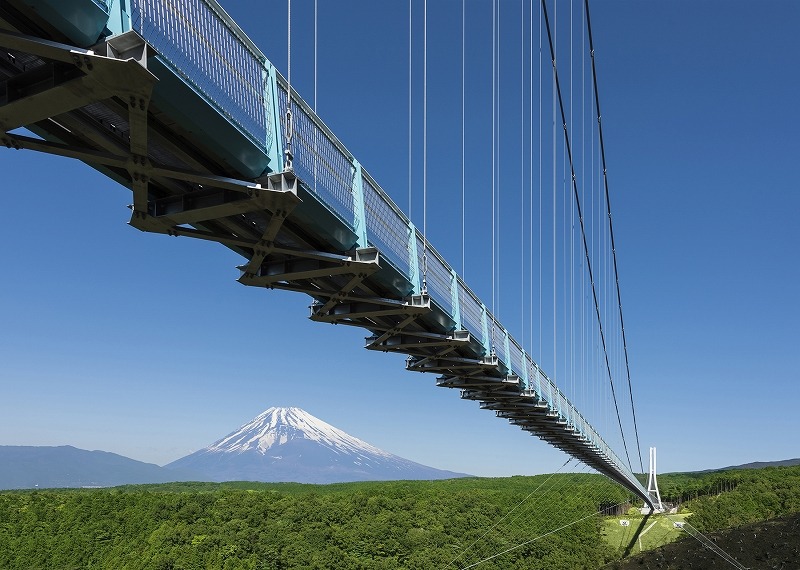 三島大吊橋と東海道を歩く